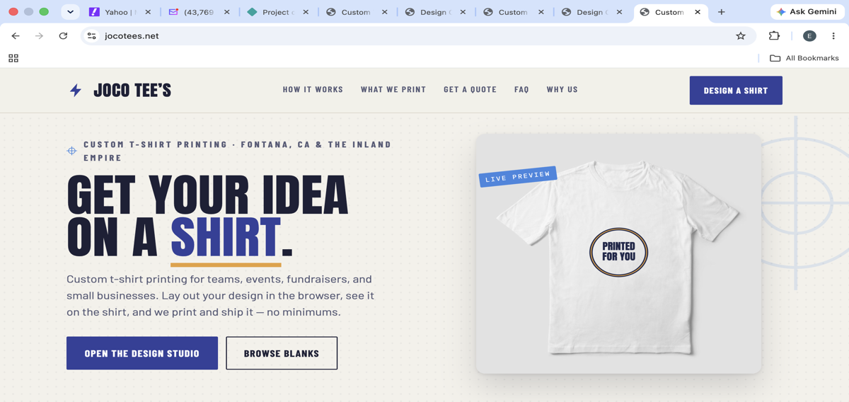 Joco Tee's website
