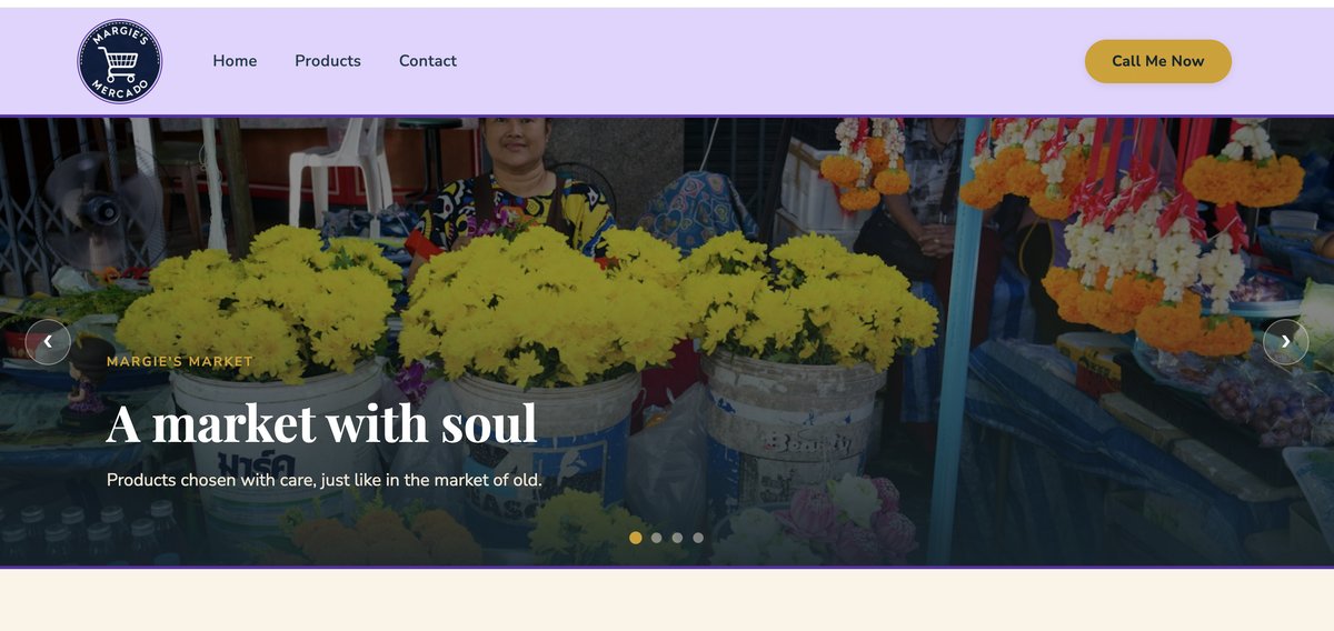Margie's Mercado website
